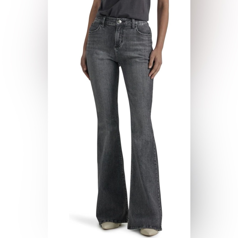 Lee Women's Black Flare Jeans